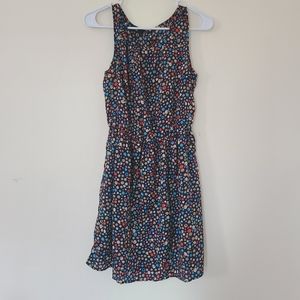 🌸iZ Byer Blue Confetti Skater Dress 3/$10